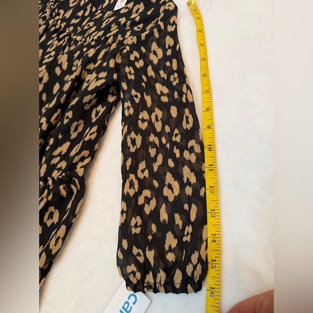 Carter's Size 5T Black and Gold Patterned Kids Dress - Picture 11 of 15